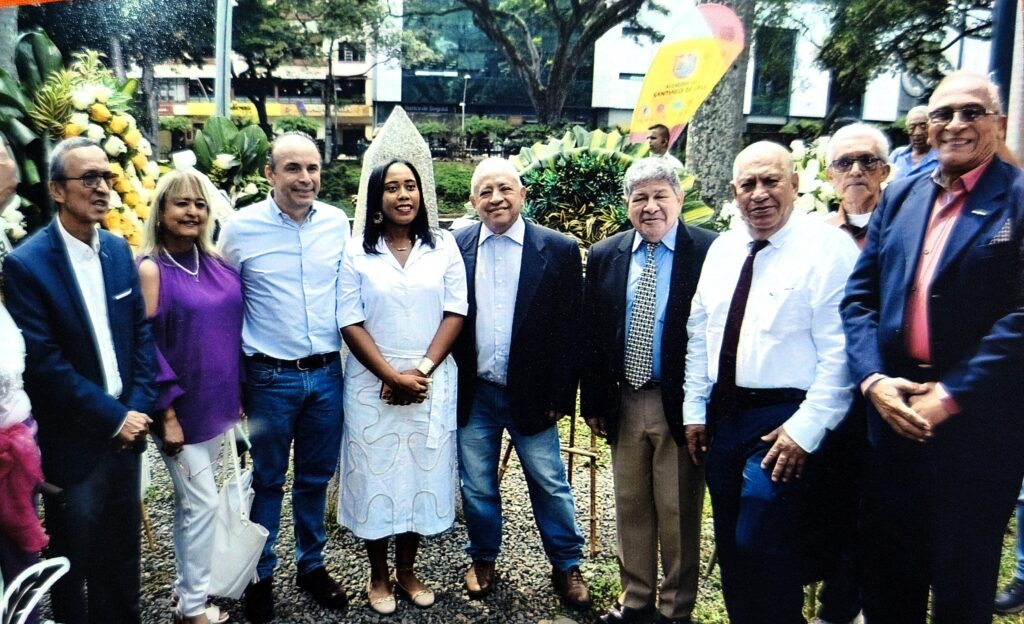 alcalde y periodistas