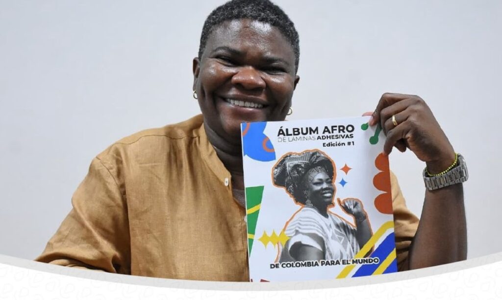 SECRETARIA JOHANA CAICEDO Y EL ÁLBUM AFRO